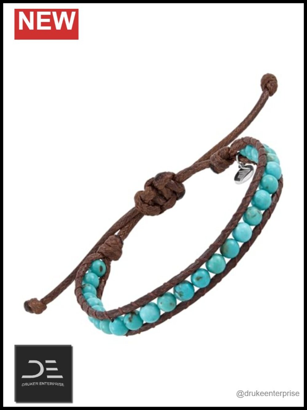 Sterling Silver Turquoise Bead Strand Bracelet